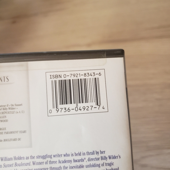 Sunset Boulevard DVD Classic Movie Film Black & White - Picture 6 of 7